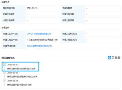 大公司动态 GAP因销售不合格产品被罚39万，OPPO注册Ocar商标被驳回